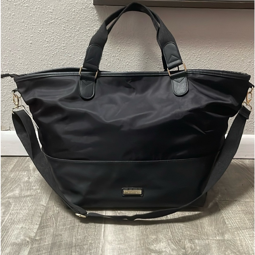 NWOT Madden Girl Black Large Weekend Travel Bag